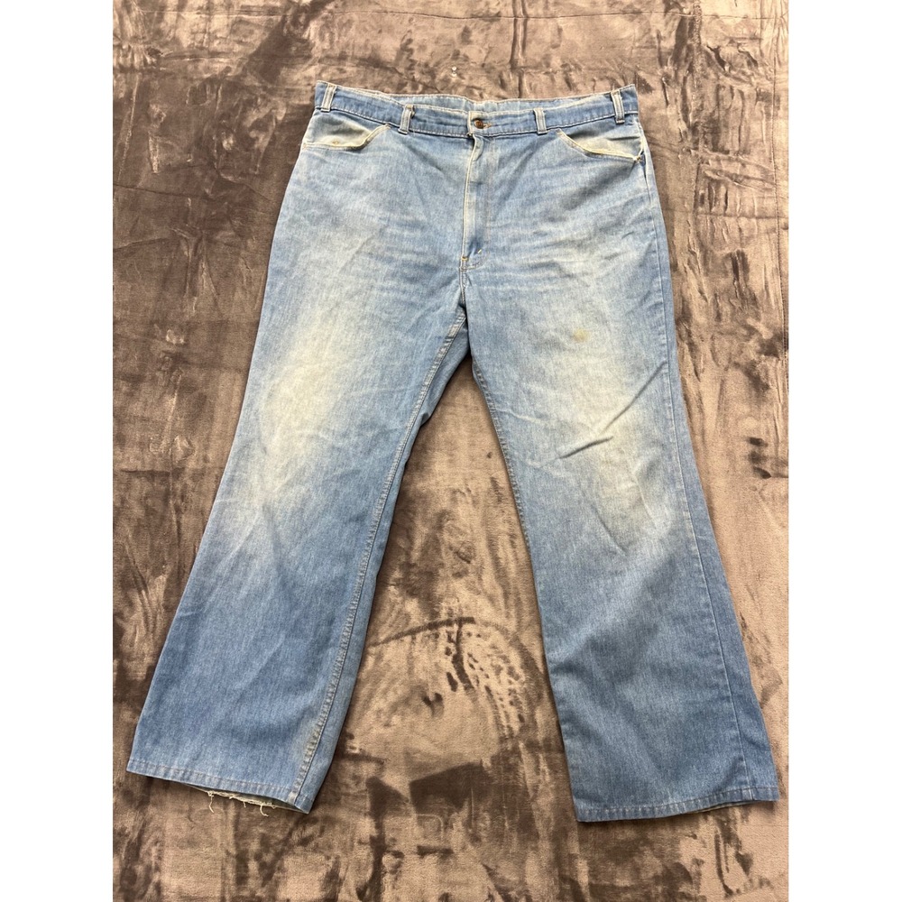 Levi's Jeans Mens 39x29 Light Wash Orange Tab Skosh More Room Vintage Straight